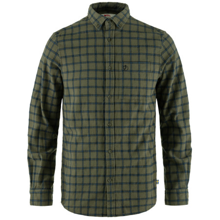 Чоловіча сорочка Fjällräven Övik Flannel Shirt M зелений Laurel Green-Indigo Blue