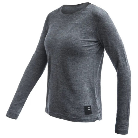 Жіноча футболка Sensor Merino Lite сірий anthracite gray