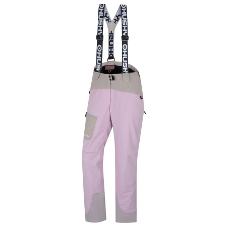 Жіночі штани Husky Glad L рожевий pink/beige