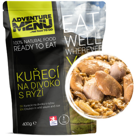 Готова їжа Adventure Menu Курка в томатному соусі з рисом 400 г