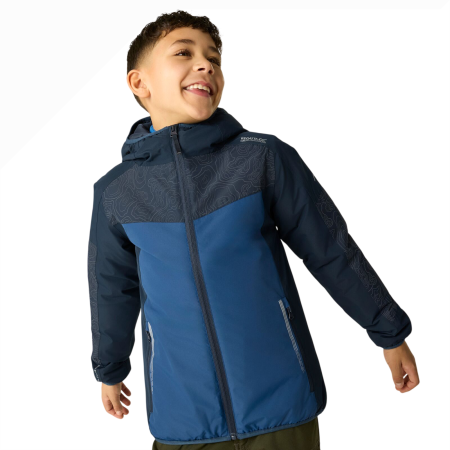 Дитяча зимова куртка Regatta Illuma Reflective Jacket Navy/Aviator Blue