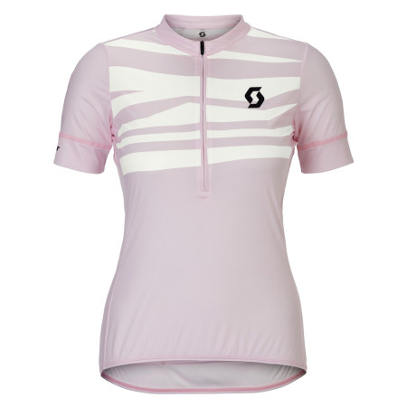 Жіноча велофутболка Scott Jersey W's Endurance LT SS світло-рожевий bliss pink