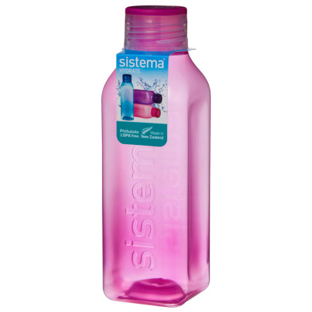 Láhev Sistema Square 725ml růžová