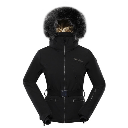 Жіноча гірськолижна куртка Alpine Pro Dowela чорний black