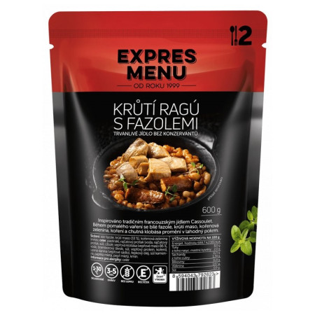 Готова їжа Expres menu Рагу з індички з квасолею 600 г