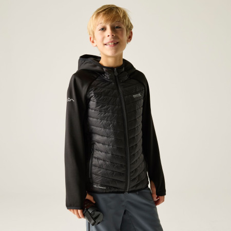 Дитяча куртка Regatta Junior Andreson Hybrid Black/Sealgr