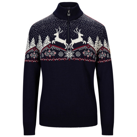 Жіночий светр Dale of Norway Dale Christmas Fem Sweater темно-синій/білий Navy Offwhite Redrose