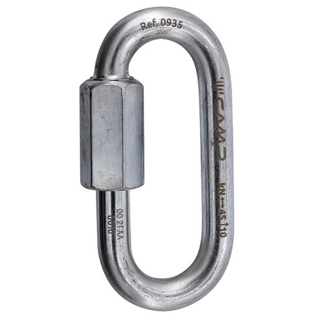 Карабін майлон Camp Oval Quick Link 10mm срібний