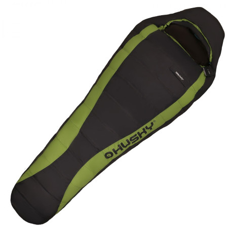 Пуховий спальник Husky Dinis -10°C (2017) чорний/зелений