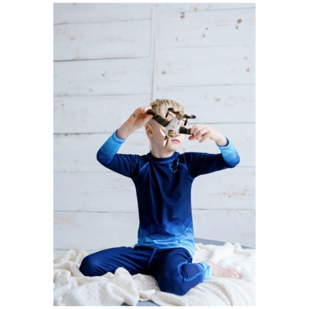 Дитяча функціональна футболка WAMU Mozaika dark blue