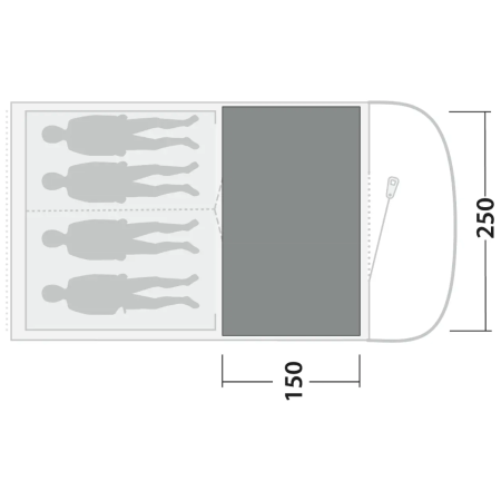 Килимок до намету Outwell Cozy Carpet Sky 4