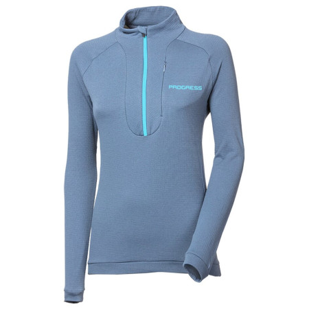 Жіноча толстовка Progress Cubica Zip синій/сірий