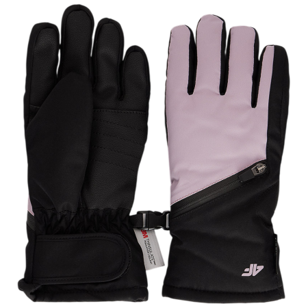 Дитячі рукавички 4F Gloves Fnk U231 Light Violet чорний/фіолетовий Light Violet