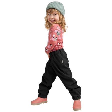Дитячі софтшелові штани Reima Oikotie Black