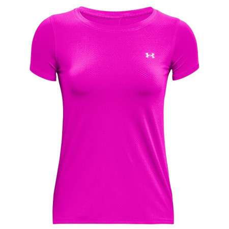 Жіноча функціональна футболка Under Armour HG Armour SS рожевий MeteorPink//MetallicSilver