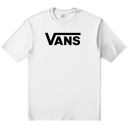 Чоловіча футболка Vans Classic Drop V SS Crew Tee-B білий White/Black