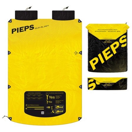 Бівуачний мішок Pieps Bivy Duo Alien жовтий/чорний Yellow/Black