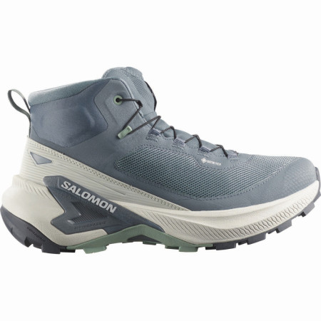 Жіноче взуття Salomon Genesis Mid Gtx W синій Grisaille / Green Milieu / Nine Iron