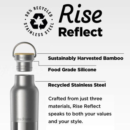 Термос Klean Kanteen Rise Reflect 16oz (w/ Bamboo Cap)