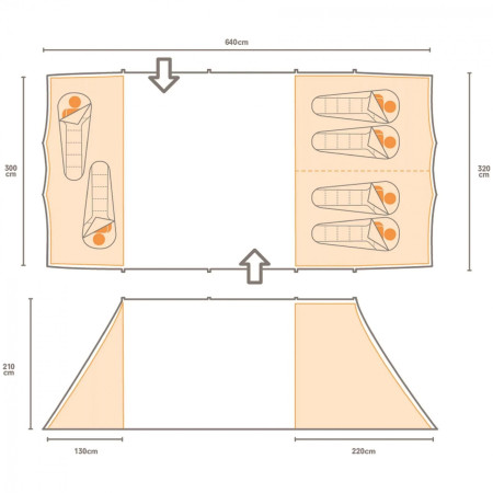 Намет Regatta Karuna 6