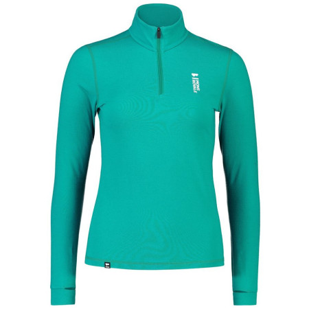 Жіноча функціональна футболка Mons Royale Cascade Merino Flex 200 1/4 Zip синій