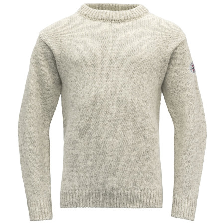 Чоловіча функціональна толстовка Devold Nansen Wool Sweater світло-сірий GREY MELANGE