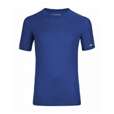 Чоловіча функціональна футболка Ortovox Merino 105 Ultra Short Sleeve синій StrongBlue