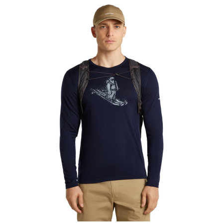 Чоловіча функціональна футболка Icebreaker Men Merino 200 Oasis LS Crewe SkiingYeti