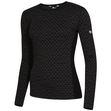 Жіноча функціональна футболка Zulu Merino 240 Long чорний Black