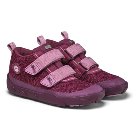 Dětské barefoot boty Affenzahn Low Boot Knit Happy Otter фіолетовий Otter