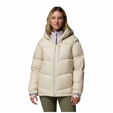 Жіноча зимова куртка Columbia Cloudview Down Hooded Jacket бежевий Dark Stone