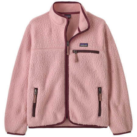 Дитяча толстовка Patagonia K's Retro Pile Jacket - Fuzzy Mauve рожевий Fuzzy Mauve