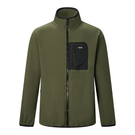 Чоловіча кофта Regatta Frankie Full Zip Fleece хакі DarkKhak/Blk