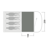 Килимок до намету Outwell Cozy Carpet Sky 4