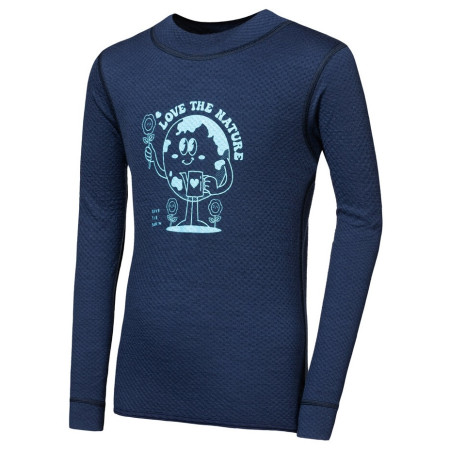 Дитяча функціональна футболка Sensor Merino DF Planet Deep Blue темно-синій Deep Blue