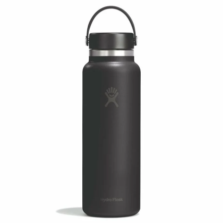 Термос Hydro Flask 40 Oz Wide Flex Cap чорний Black