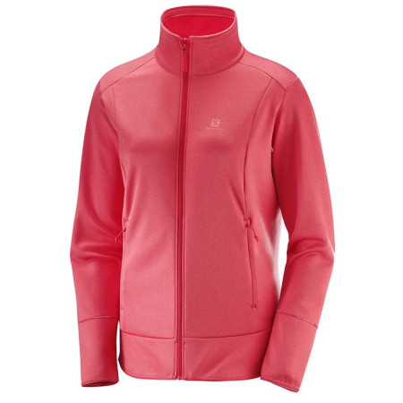 Dámská mikina Salomon Discovery Fz W růžová Hibiscus Heather