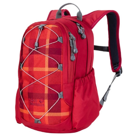 Дитячий рюкзак Jack Wolfskin Kids Grivla Pack червоний IndianRedWovenCheck