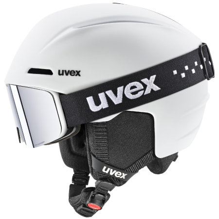 Комплект шолом та маска Uvex Viti set матовий білий white matt