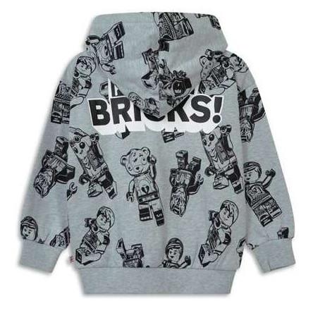 Дитяча толстовка Lego Wear Lwsian 702 Grey