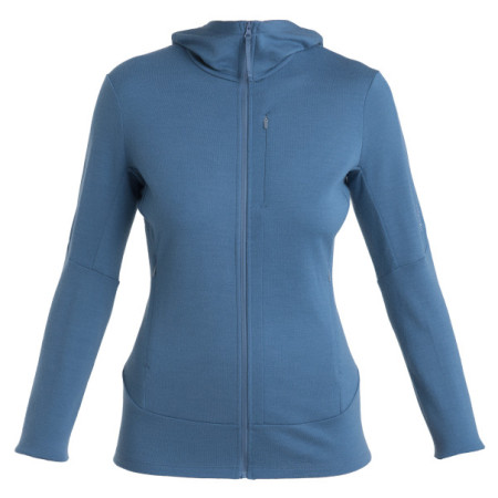 Жіноча функціональна толстовка Icebreaker Women Merino 260 Quantum IV LS Zip Hoodie синій Dawn