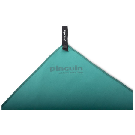 Рушник Pinguin Micro towel Logo M бірюзовий