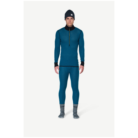 Чоловіча функціональна футболка Devold Wool Mesh Man Half Zip Neck