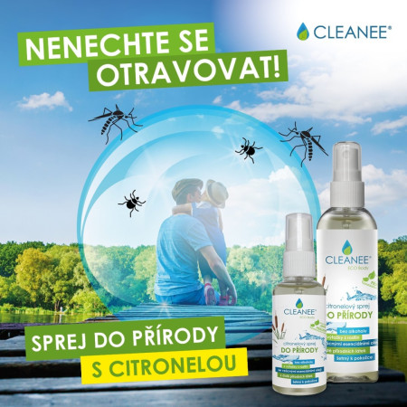 Спрей CLEANEE ЕКО спрей з цитронелою 50 мл