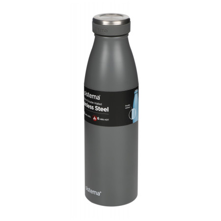 Термос Sistema Stainless Steel 500 ml сірий SlateGray