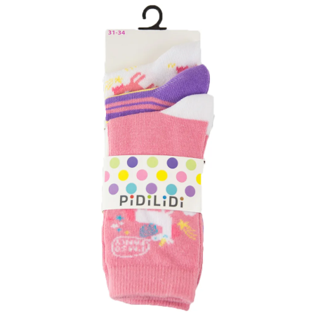 Дитячі шкарпетки Pidilidi 3pack PD0127-01