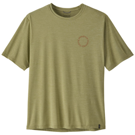 Чоловіча футболка Patagonia Men's Capilene Cool Daily Shirt - Spoke Stencil зелений Gumtree Green - Light Gumtree Green X-Dye