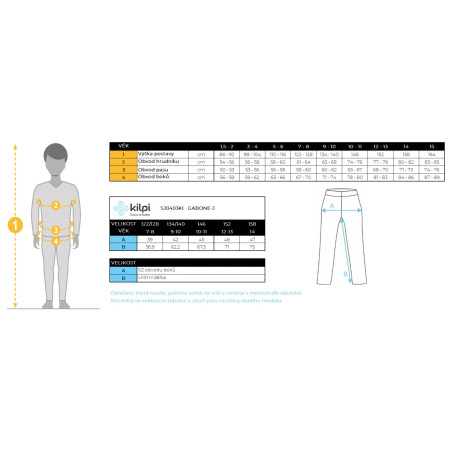 Дитячі штани Kilpi Gabone-J