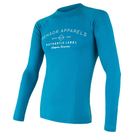 Pánské funkční triko Sensor Merino DF Label modrá modrá