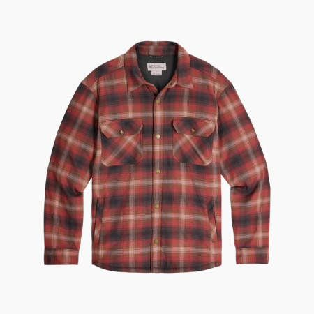 Чоловіча сорочка Royal Robins M Vista Flannel Shacket червоний Spice Grizzly Pld